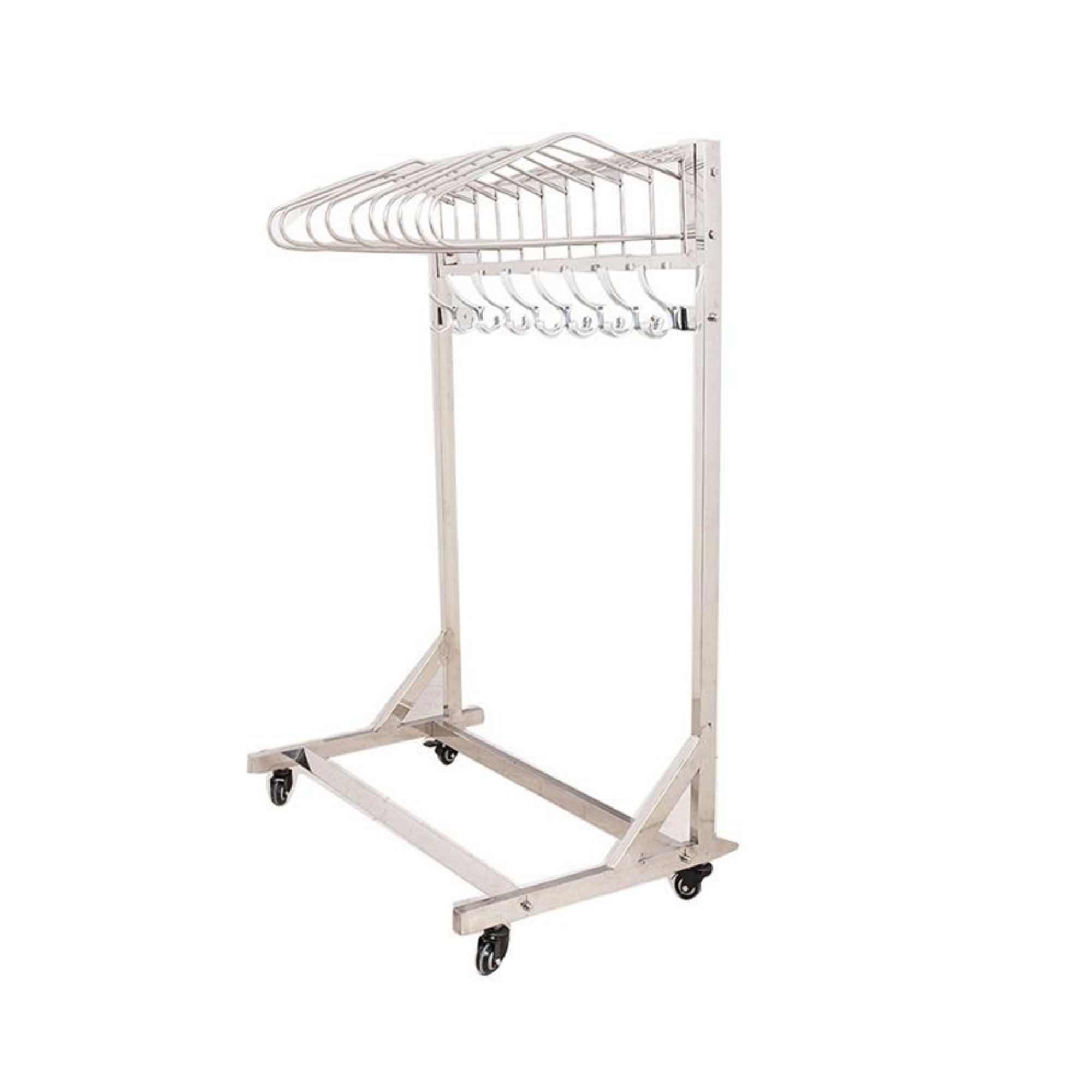 Lead apron trolley for radiology and X-ray protection equipment storage in hospitals