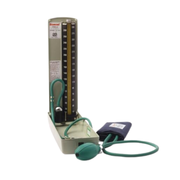 Mercury BP apparatus for accurate manual blood pressure monitoring in hospitals and clinics