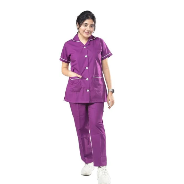 Professional nursing uniform for hospitals and healthcare staff medical apparel