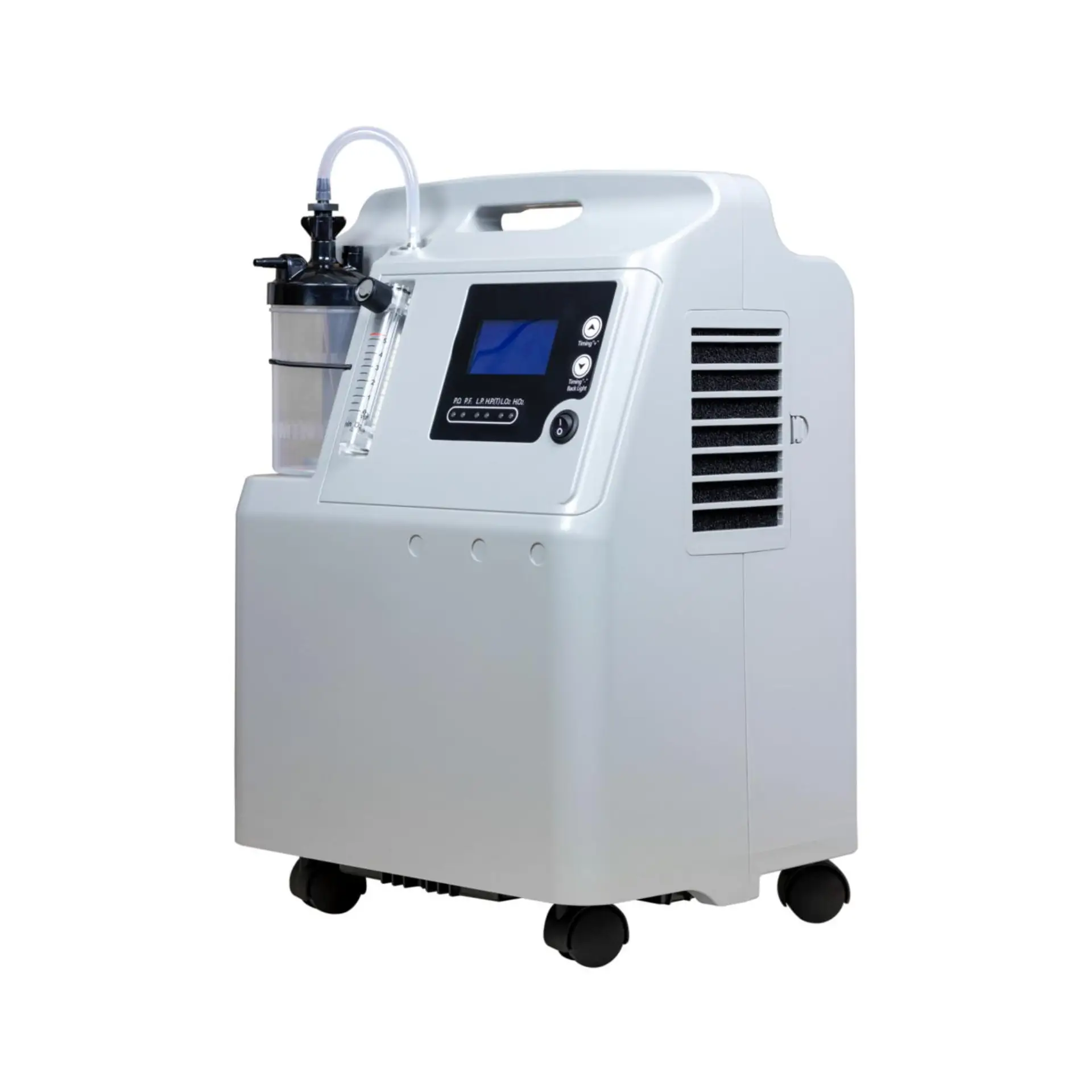 Medical oxygen concentrator machine for continuous oxygen therapy and respiratory support in hospitals and homecare