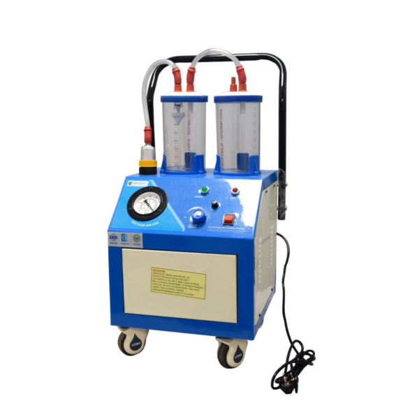 Heavy suction machine for surgical airway clearance and critical hospital patient care